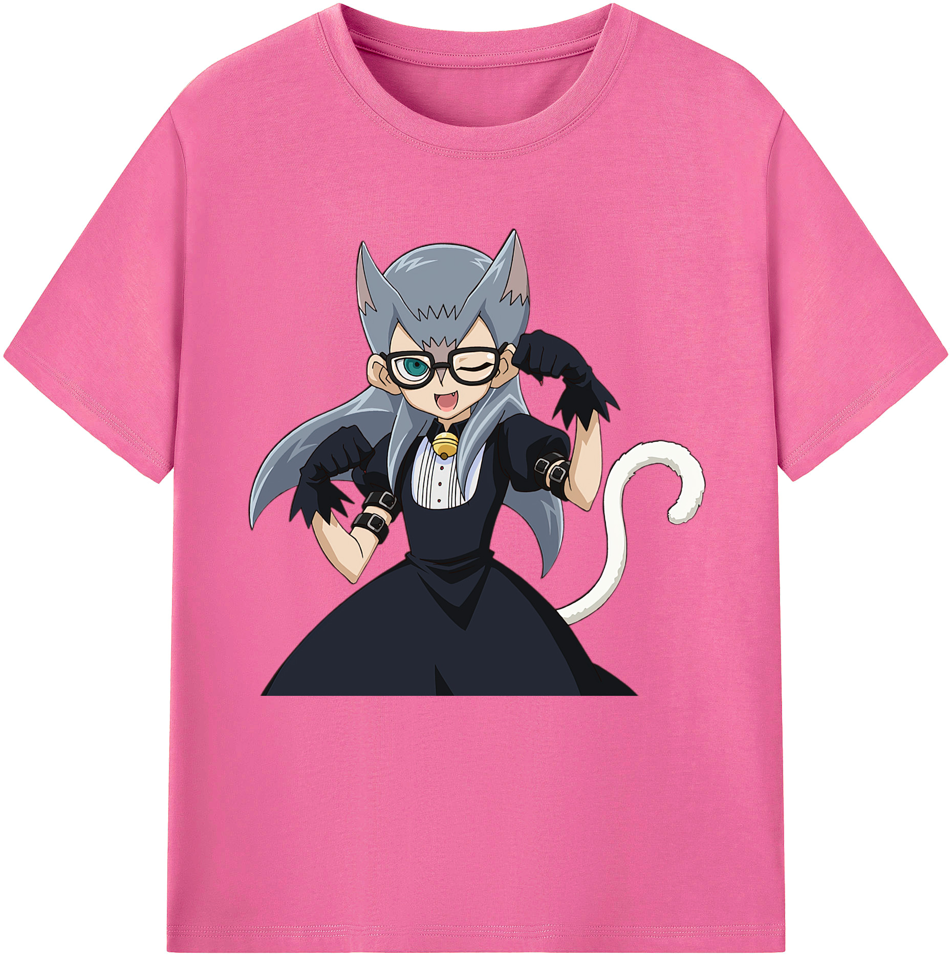 （画像用） 遊☆戯☆王 Yu-Gi-Oh! レディースカジュアルプリントTシャツ（綿100％）